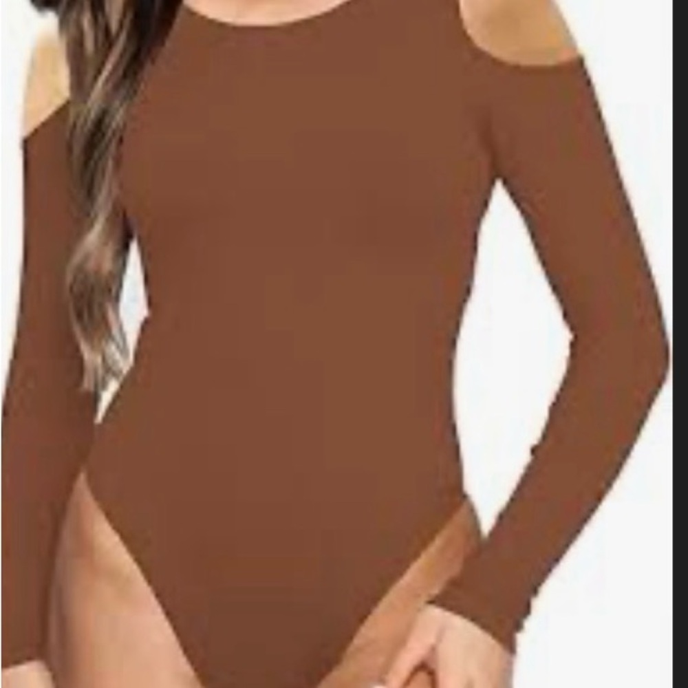 Eloquii One- Open Shoulder Bodysuit (Plus)